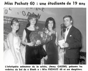 AGEO 1960- BAL DU BIZUTH  (3)LES CANDIDATES POUR MISS PSCHUTT